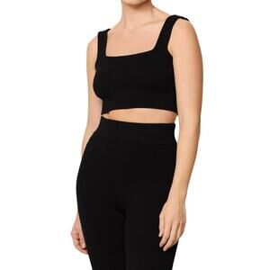NEW LUNE ACTIVE olly knit bra in black